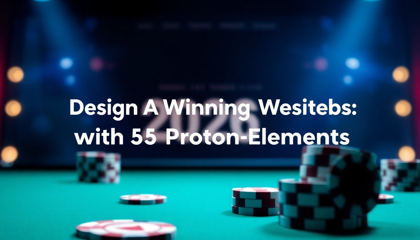 design success poker website elements protontheme